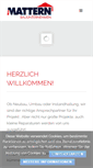 Mobile Screenshot of mattern-einbeck.de